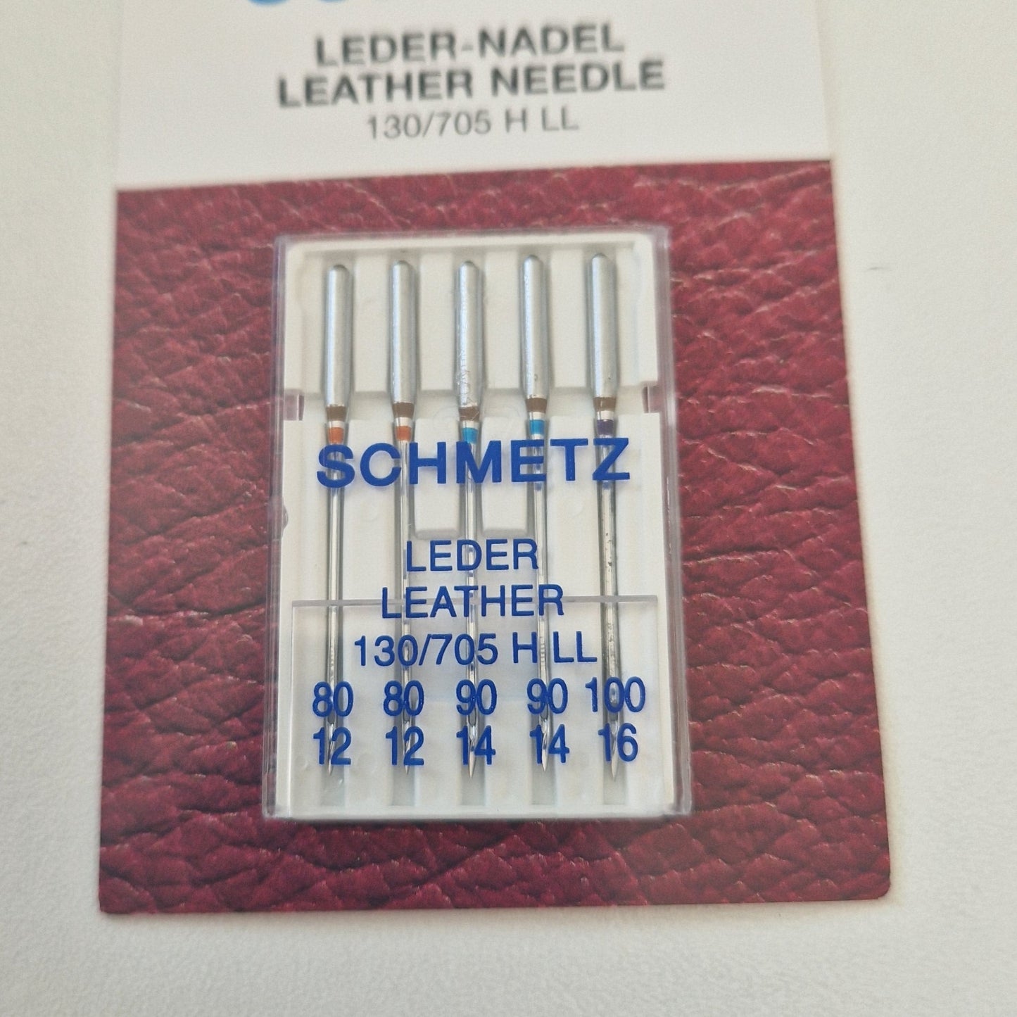 Agujas LEATHER SCHMETZ - Especial para cuero / piel - Asun Dominguez Academia de Moda