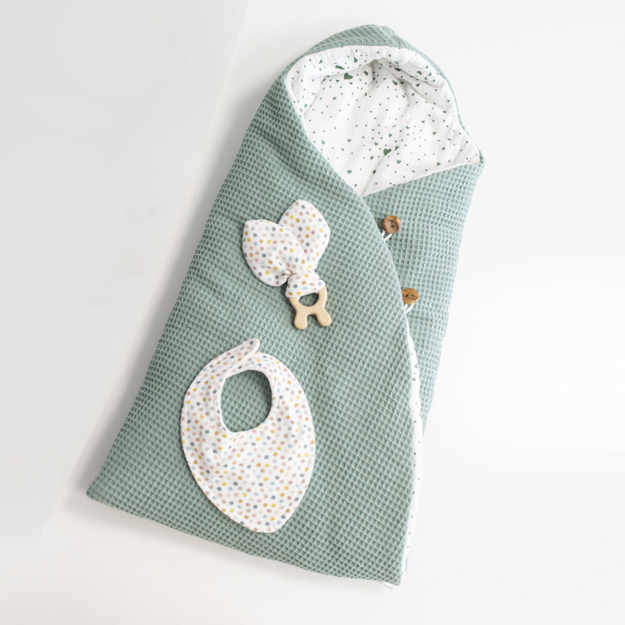 Patrón para Saco de bebé + Bandana + Mordedor