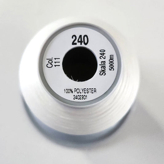 Hilo Gütermann para remallar SKALA 240 5.000 m. BLANCO