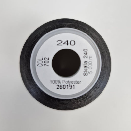 Hilo Gütermann para remallar SKALA 240 5.000m. Gris oscuro