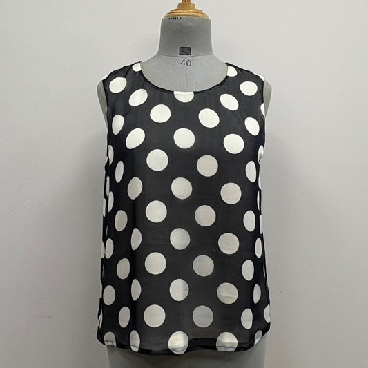 Patrón blusa sin mangas (con vista entera) en pdf